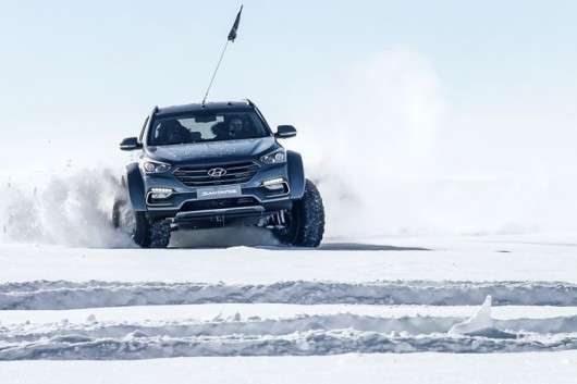 Майже серійний Hyundai Santa Fe перетнув Антарктику