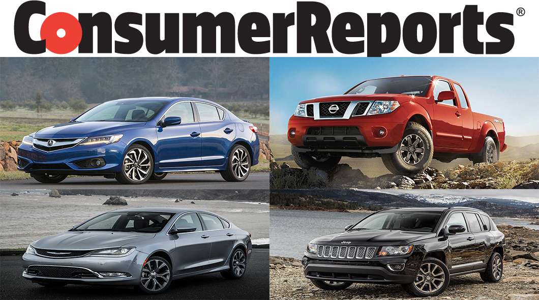 Consumer Reports показав найгірші трирічні моделі автомобілів в 2016 році
