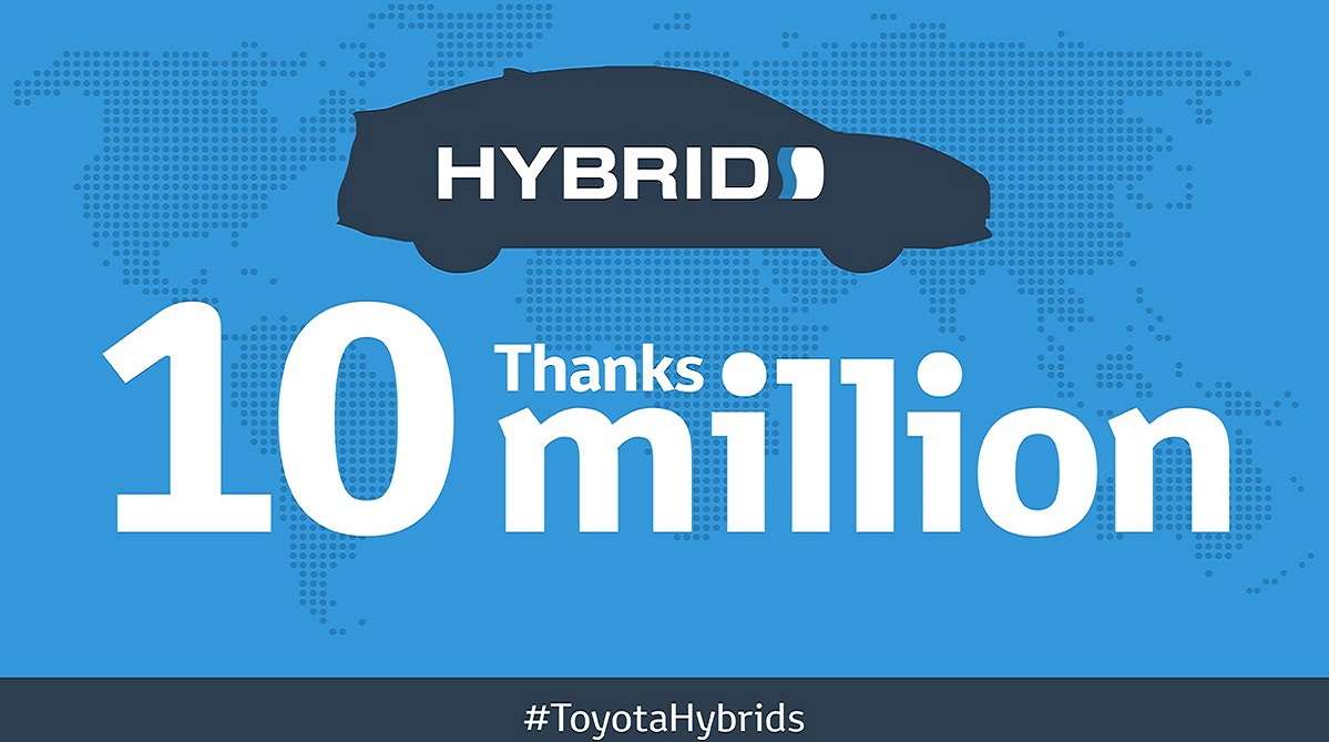Toyota продала більше 10 млн гібридних автомобілів