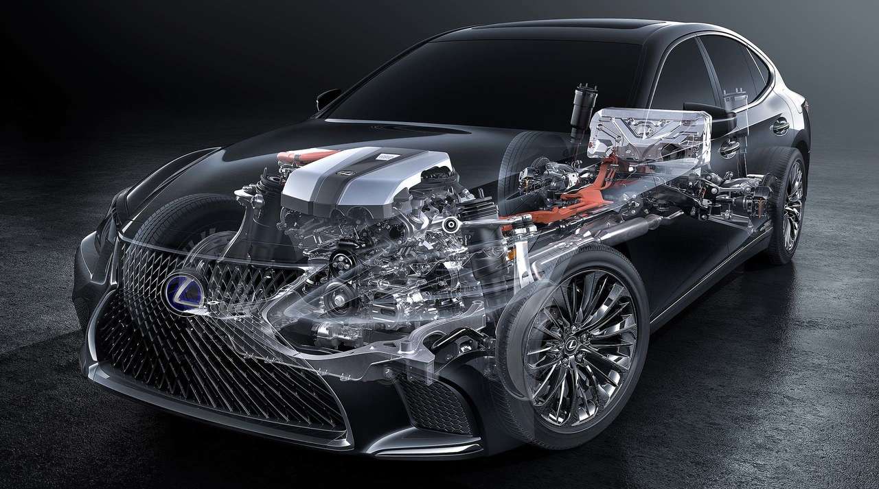 Перша технічна інформація про гібридному 2018 Lexus LS 500h