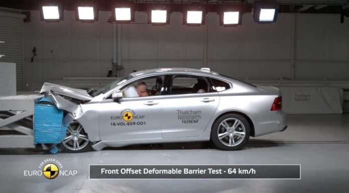 Volvo S90 і V90 отримали максимальні нагороди Euro NCAP