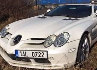 У Чехії виявлений кинутий Mercedes-Benz SLR McLaren