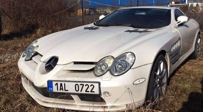 У Чехії виявлений кинутий Mercedes-Benz SLR McLaren