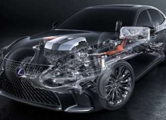 Перша технічна інформація про гібридному 2018 Lexus LS 500h