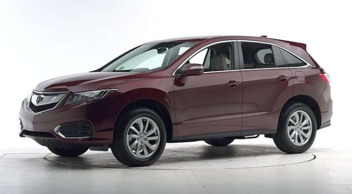 Краш-тест 2017 Acura RDX