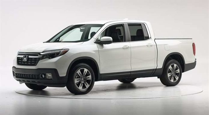 Краш-тест 2017 Honda Ridgeline