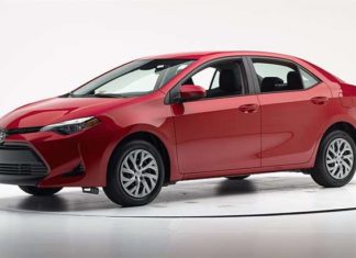 Краш-тест 2017 Toyota Corolla