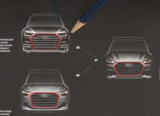 Перші офіційні ескізи дизайну 2018 Audi A6, A7 і A8 зявилися в мережі інтернет