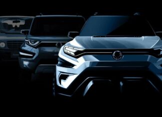 SsangYong показав тизерну фото нового концепткара кросовера XAVL