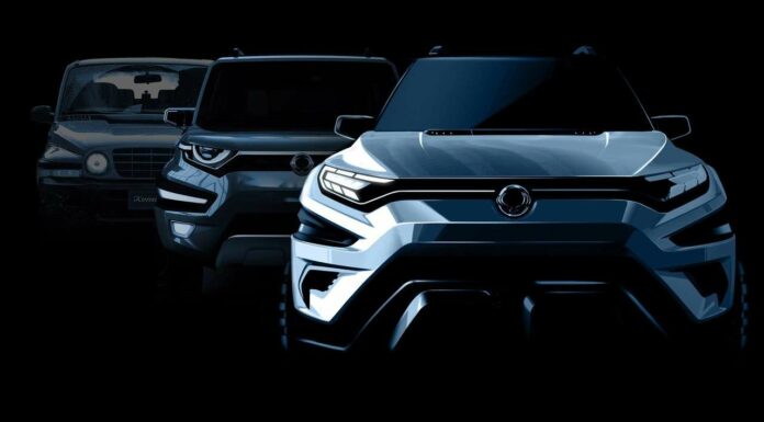 SsangYong показав тизерну фото нового концепткара кросовера XAVL