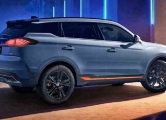 Кросовер geely atlas отримав нову зовнішність в стилі x-face