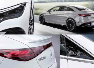 Mercedes-benz eqe почне кар’єру з задньопривідної версії
