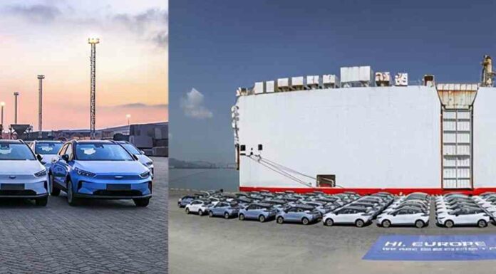 Почалися поставки електрокарів geometry в білорусію