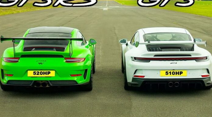 Дрег-гонка: новий porsche 911 gt3 проти старого 911 gt3 rs