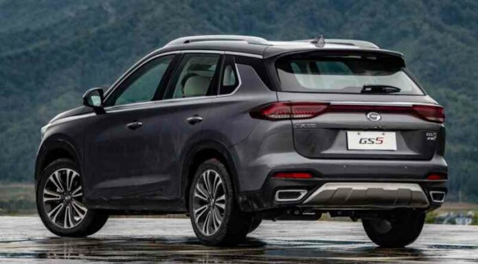 Китайський кросовер gac gs5 покинув російський ринок
