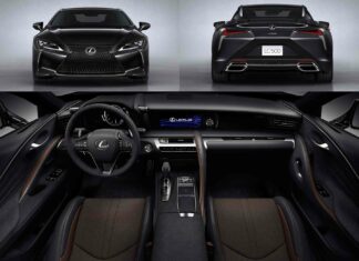 Lexus lc black inspiration порадує британців оснащенням