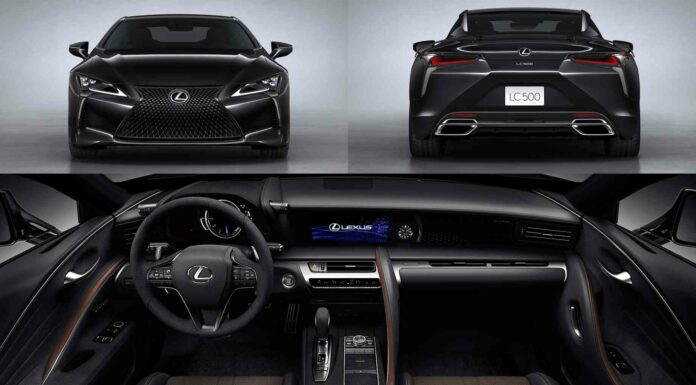 Lexus lc black inspiration порадує британців оснащенням