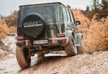 Mercedes g-class отримав позашляховий пакет від майстерні delta 4×4