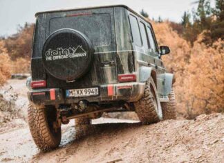 Mercedes g-class отримав позашляховий пакет від майстерні delta 4×4