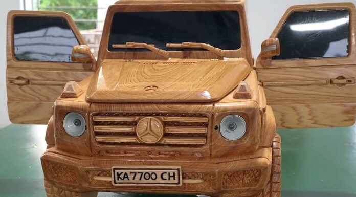 Відео: зі шматка дерева зробили точну копію нового ” геліка»