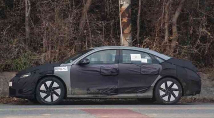 На дорожніх випробуваннях помічено серійний електрокар hyundai ioniq 6 p1 (фото)
