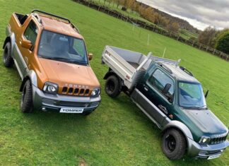 Suzuki jimny перетворили на пікап і вантажівку