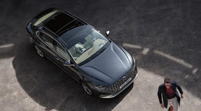 Наступний hyundai grandeur попався шпигунам: седан знову здивує дизайном