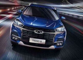 Оновлений chery tiggo 8 з’явиться в лютому