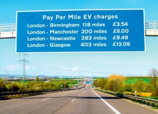 Nová daň z elektromobilů: zdraží placení za ujetou míli elektromobily?