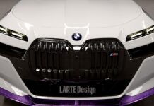 Larte Design представляє сміливе перетворення BMW 7-серії з фіолетовими акцентами