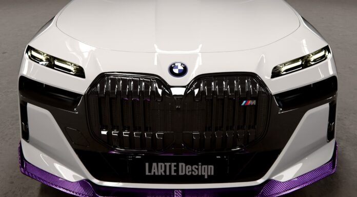 Larte Design представляє сміливе перетворення BMW 7-серії з фіолетовими акцентами