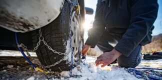 Як безпечно купувати, встановлювати та використовувати ланцюги протиковзання